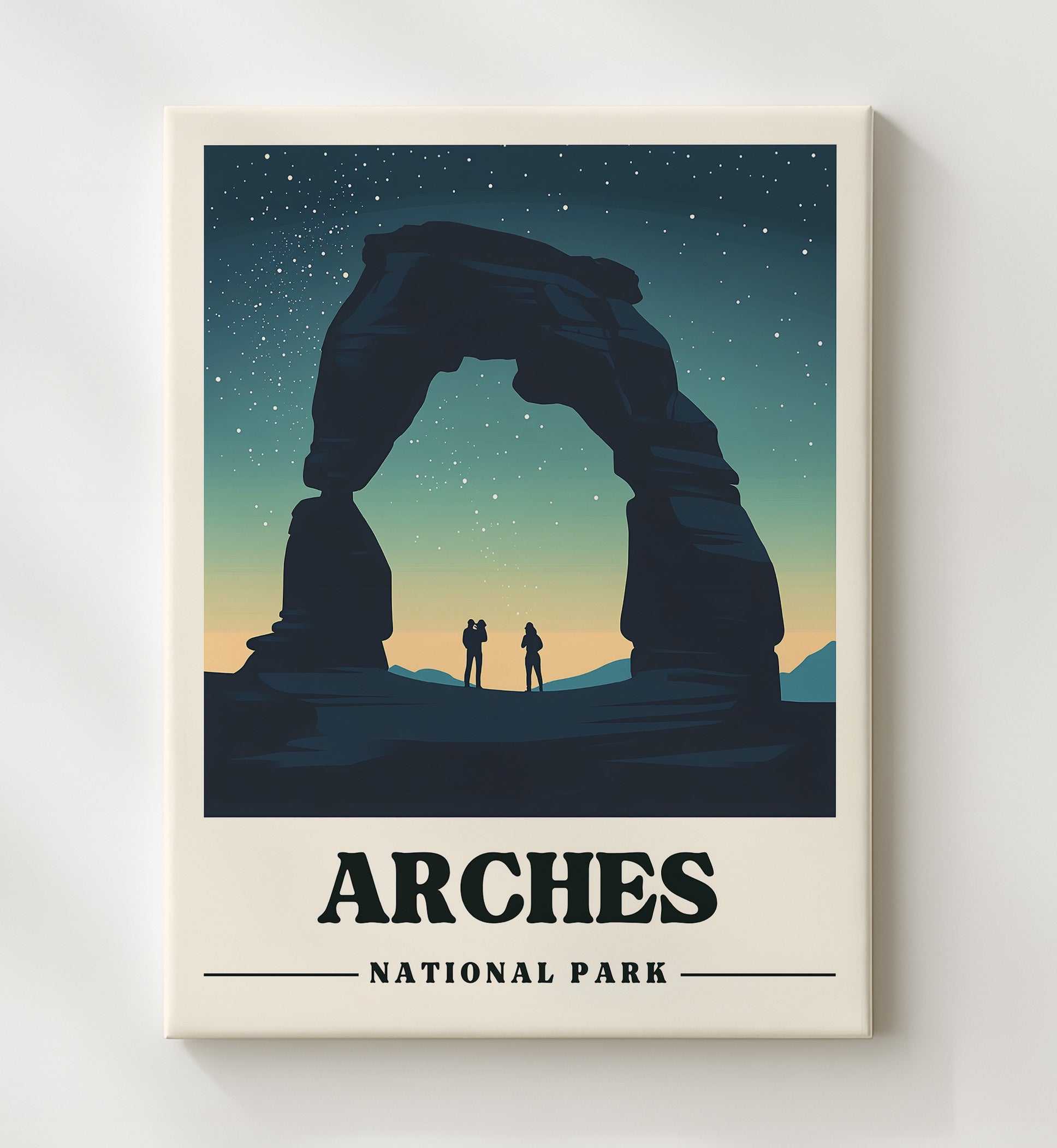 Arches Delicate Arc National Parks Wall Art - 20x24 Canvas