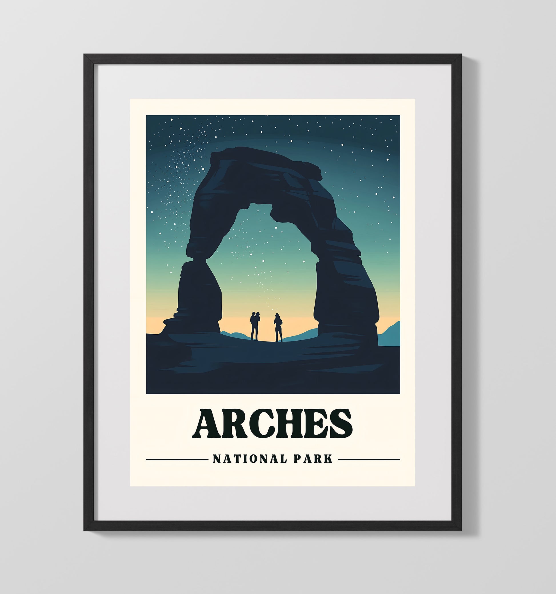 Arches Delicate Arc National Parks Wall Art - 16x20 Gallery Frame