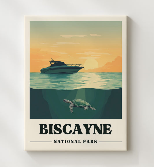 Biscayne - Elliott Key 8x10 Canvas national park wall art