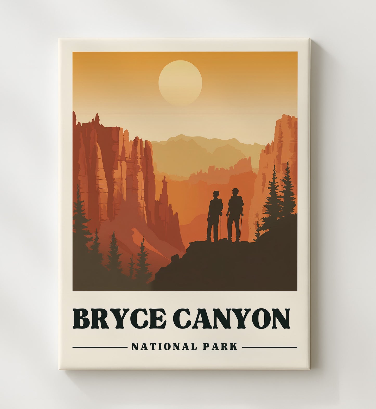 Bryce Canyon Bryce Amphitheater National Parks Wall Art - 20x24 Canvas