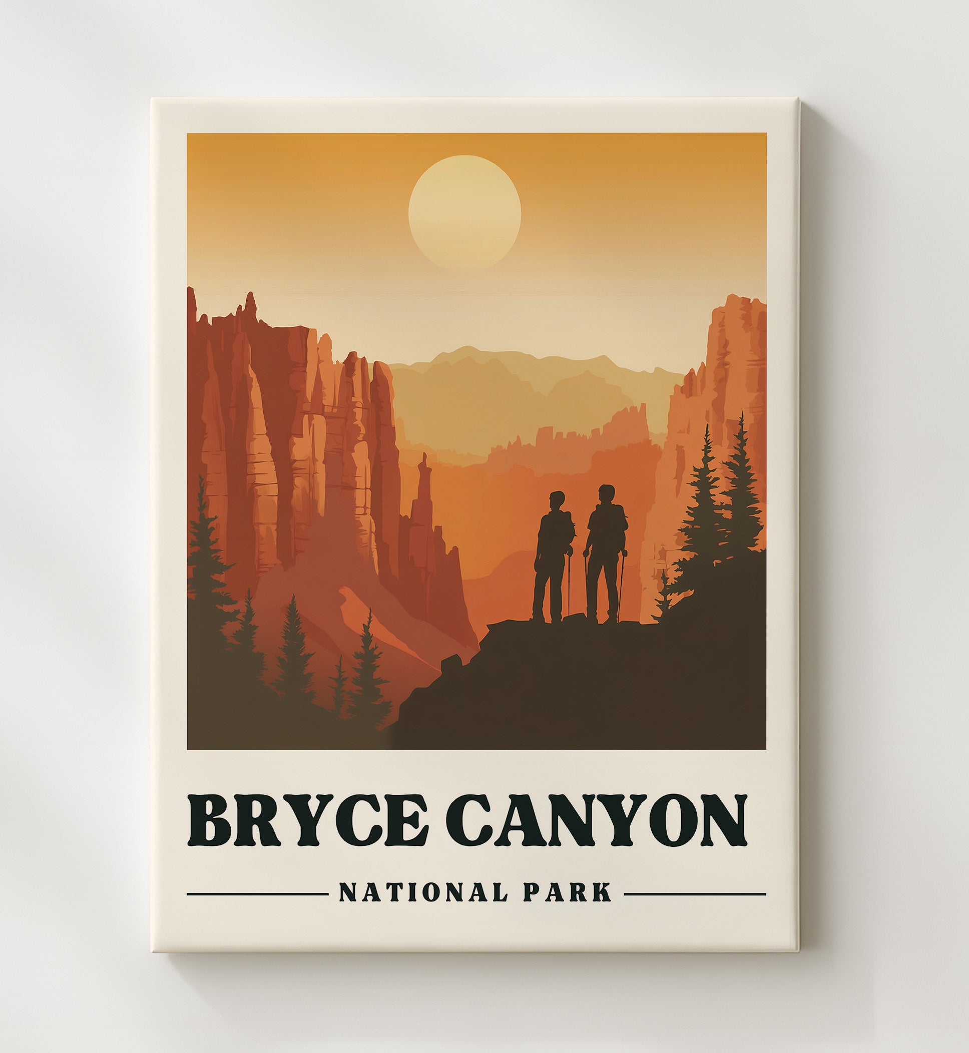 Bryce Canyon Bryce Amphitheater National Parks Wall Art - 20x24 Canvas