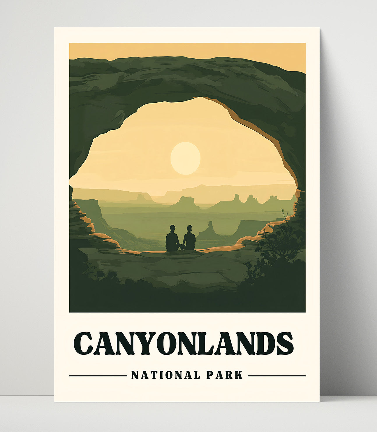 Canyonlands Mesa Arch Version 1 National Parks Wall Art - 16x20 Unframed Print