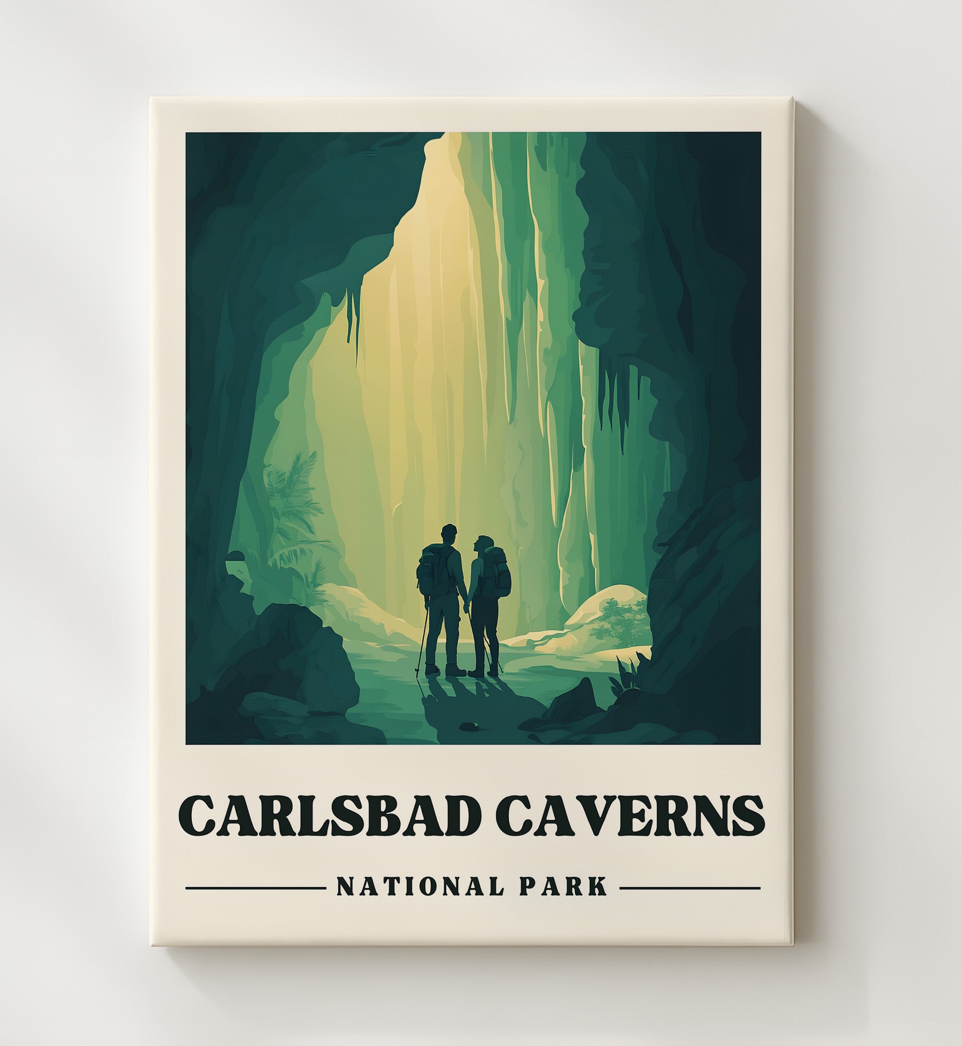 Carlsbad Caverns National Parks Wall Art - 20x24 Canvas