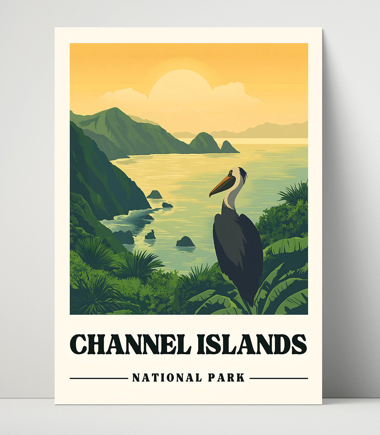 Channel Islands Anacapa Island National Parks Wall Art - 16x20 Unframed Print