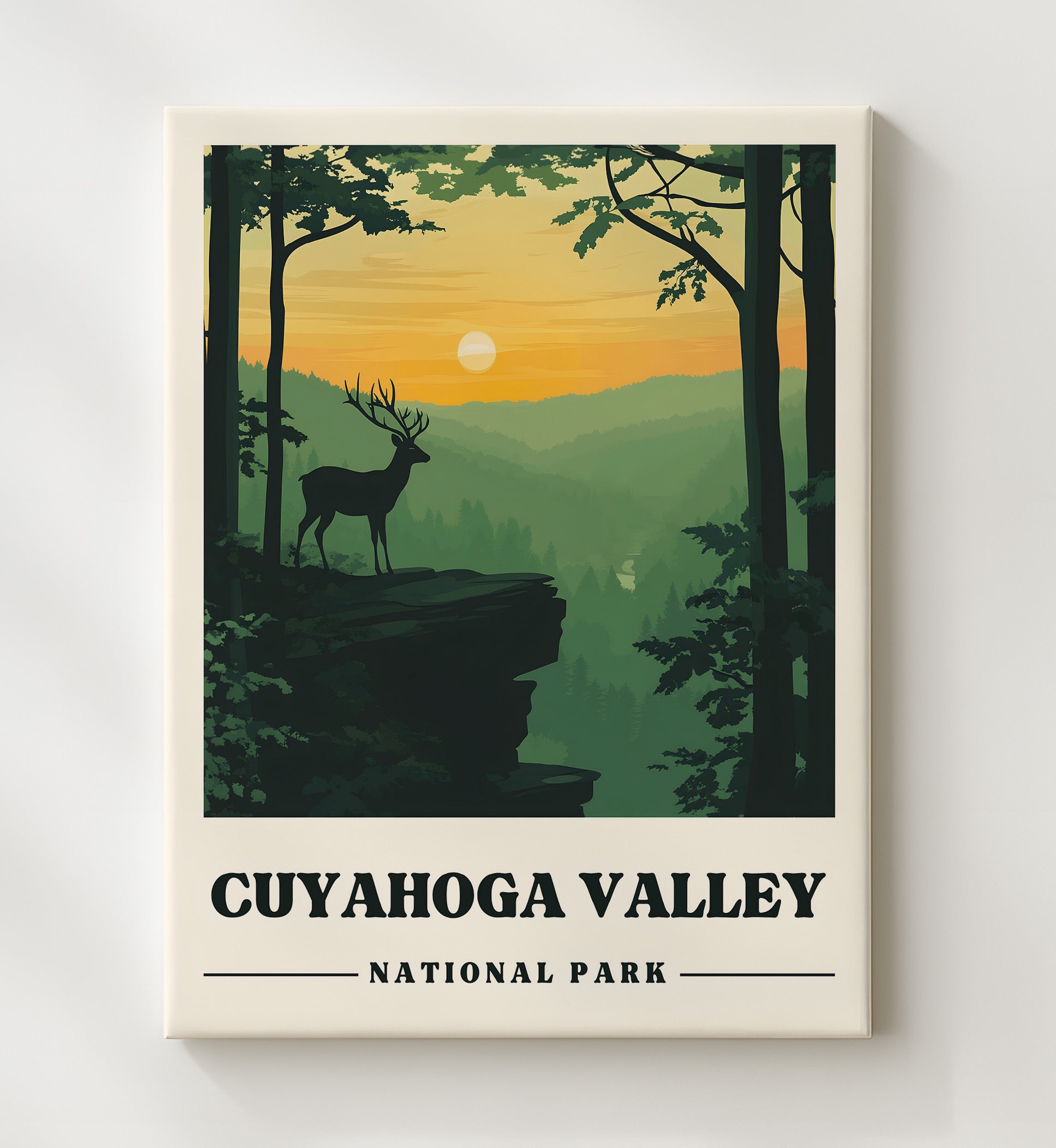 Cuyahoga Valley The Ledges National Parks Wall Art - 20x24 Canvas