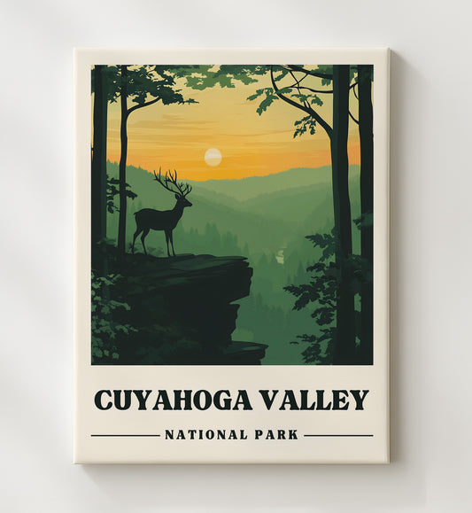 Cuyahoga Valley - The Ledges 8x10 Canvas national park wall art