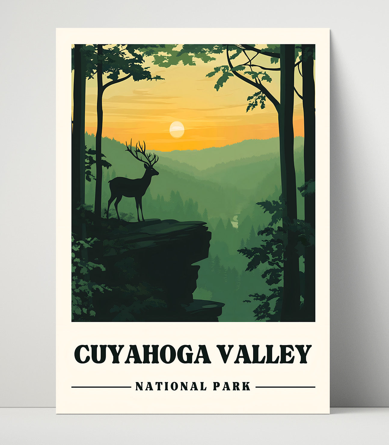 Cuyahoga Valley The Ledges National Parks Wall Art - 16x20 Unframed Print