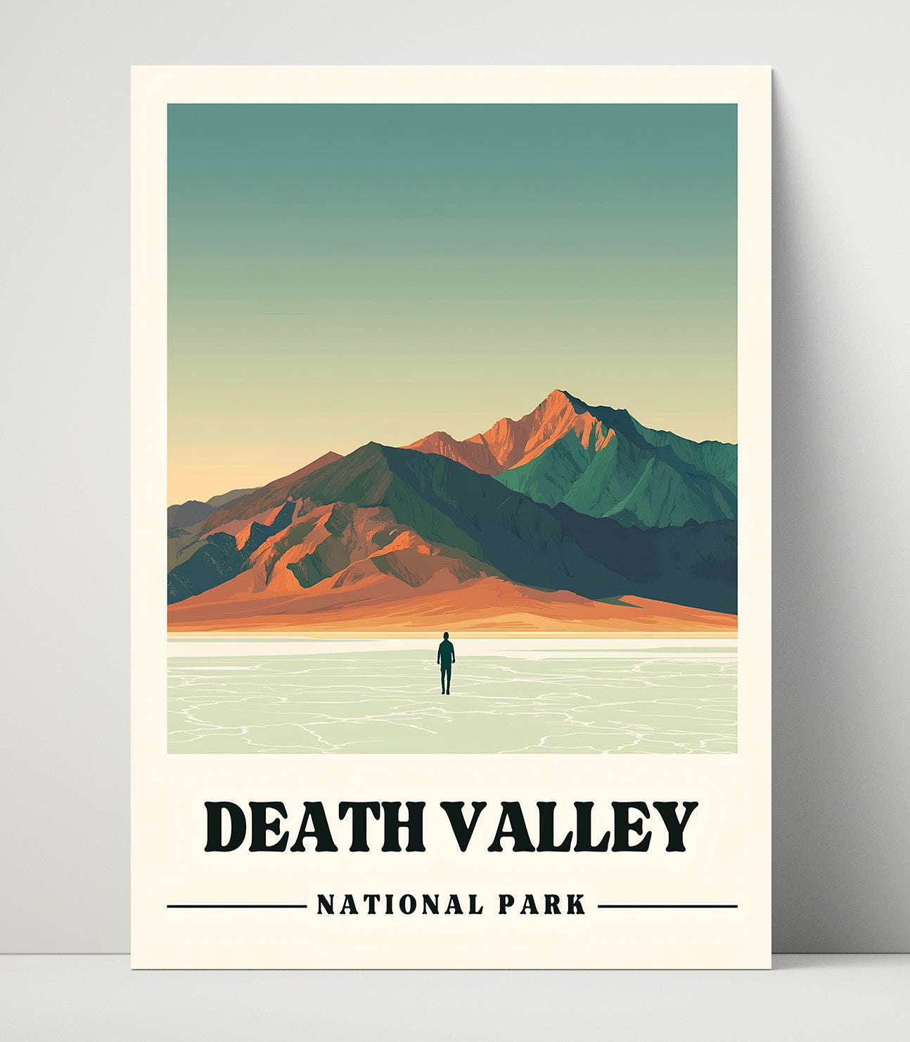 Death Valley Badwater Basin National Parks Wall Art - 16x20 Unframed Print