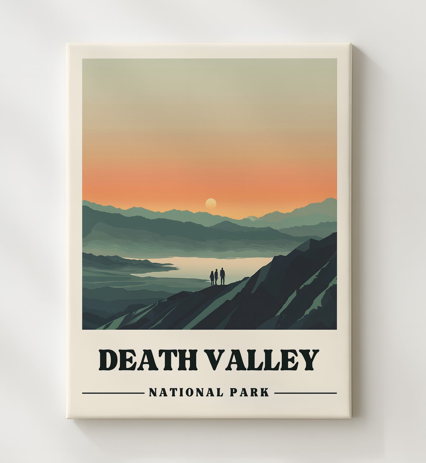 Death Valley Dante_s View National Parks Wall Art - 20x24 Canvas