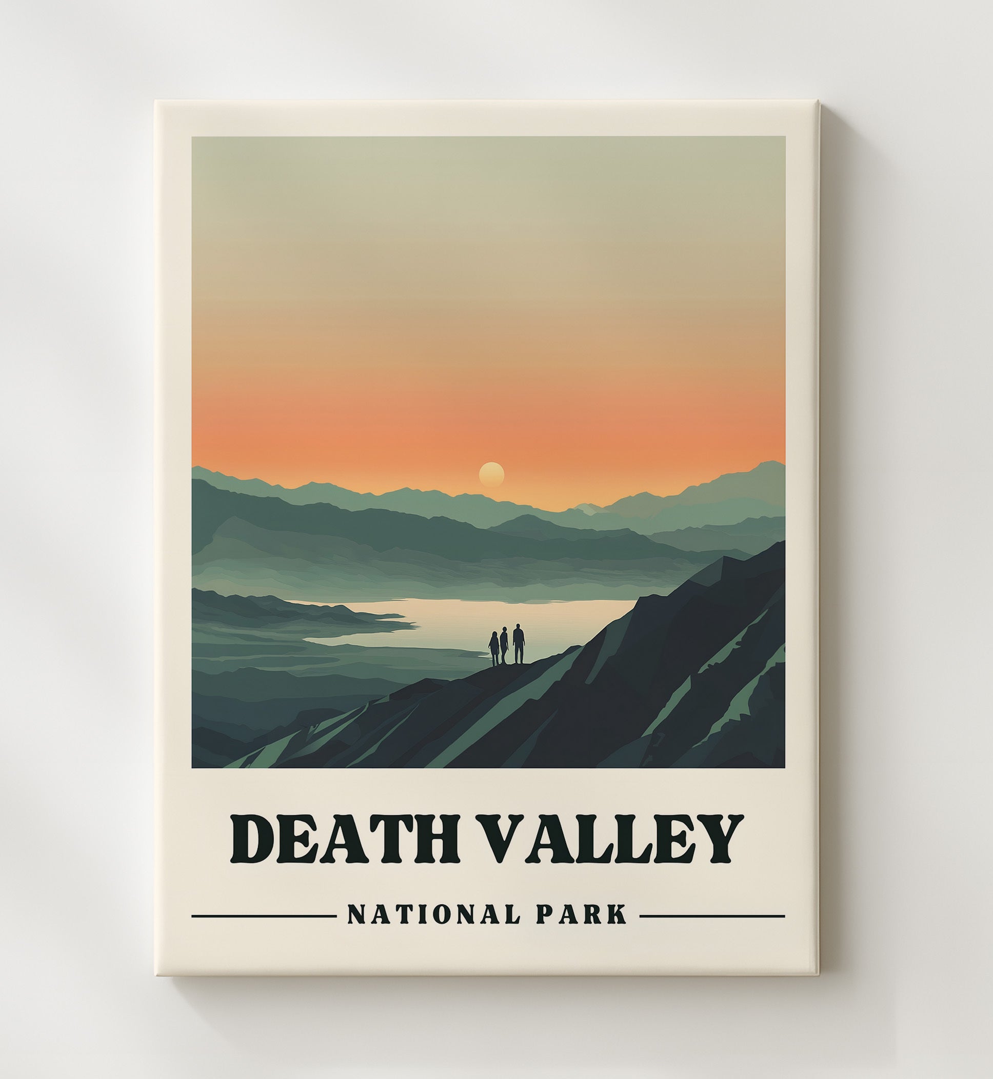 Death Valley Dante_s View National Parks Wall Art - 20x24 Canvas