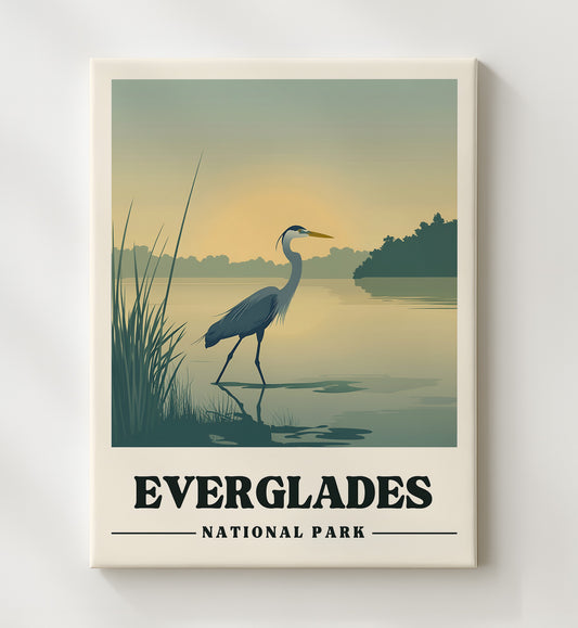 Everglades - Design 1 8x10 Canvas national park wall art