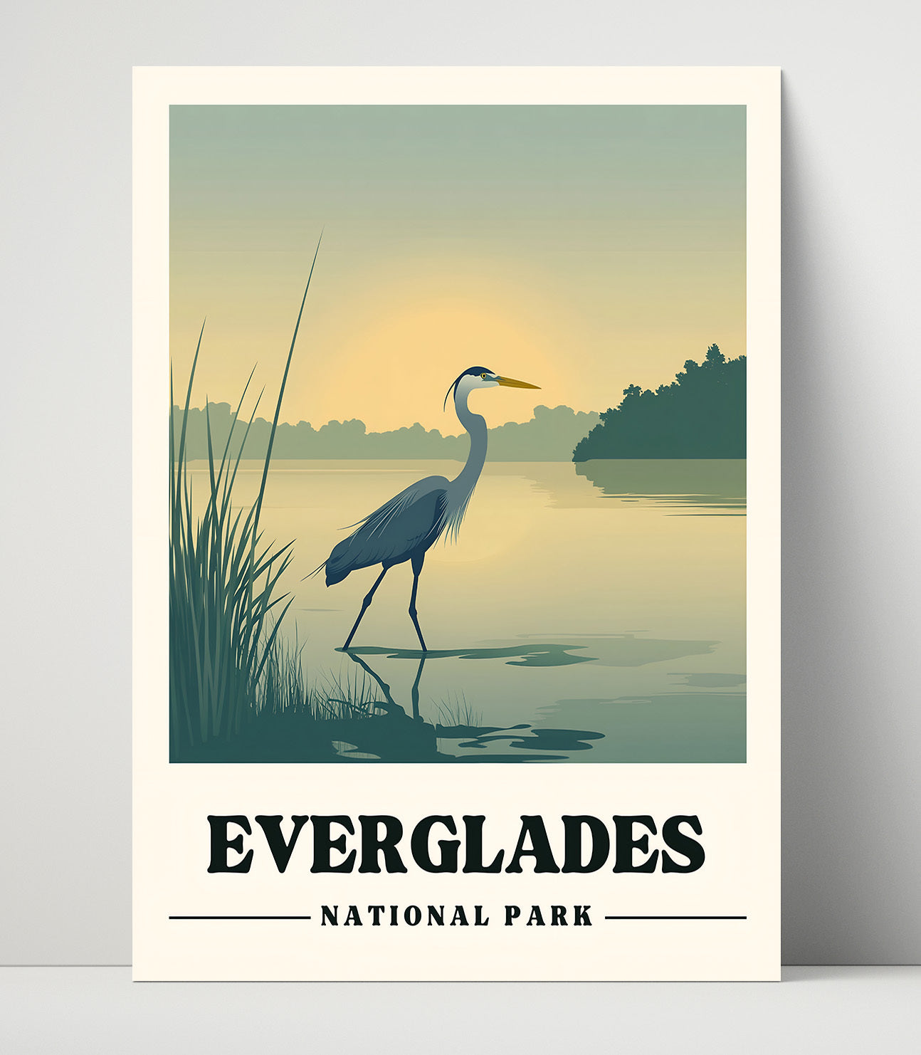 Everglades Version 1 National Parks Wall Art - 16x20 Unframed Print