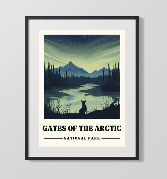 Gates of the Arctic - Arrigetch Peaks - National Park - 16x20 Gallery Frame