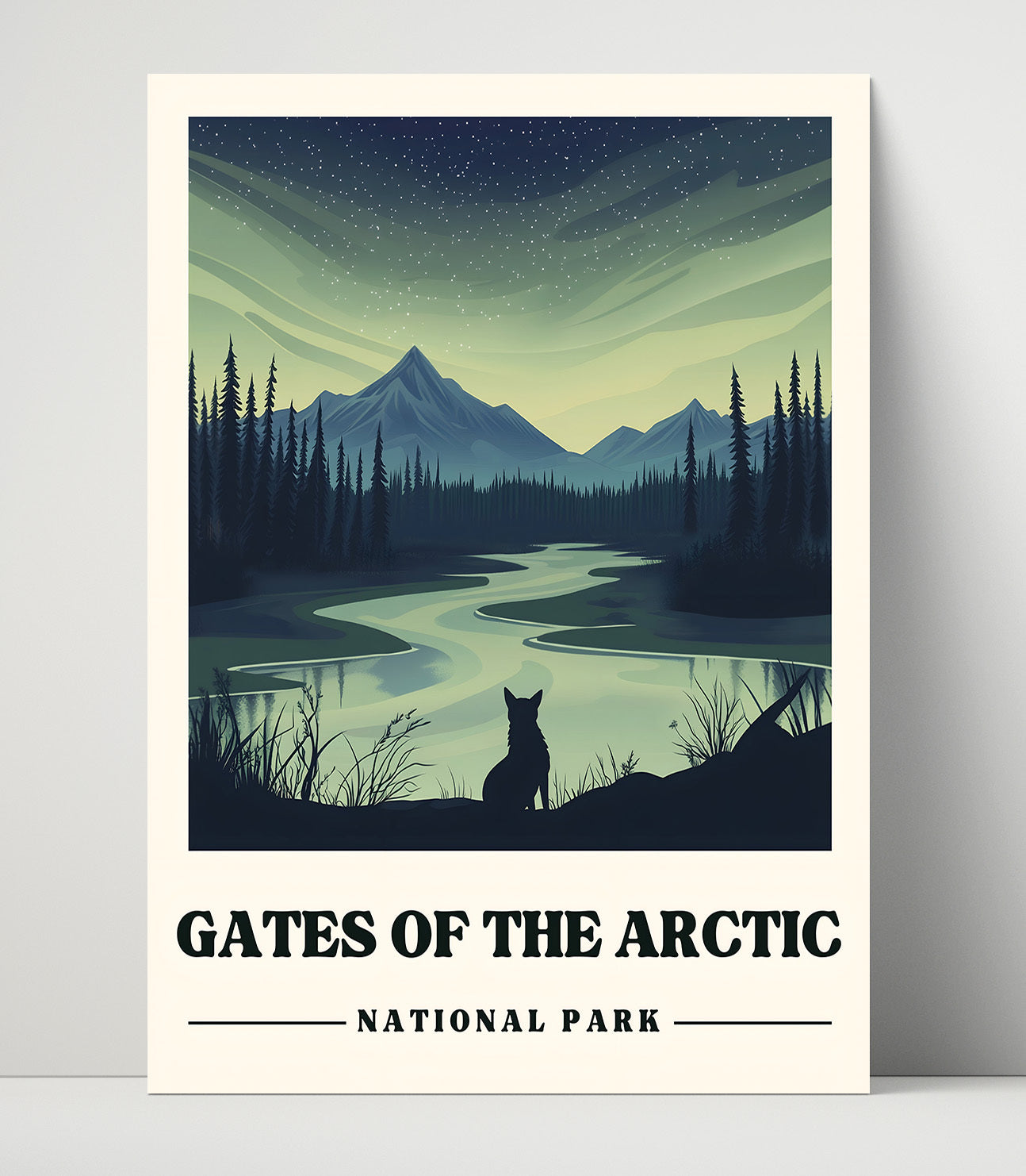 Gates of the Artic Arrigtech Peaks National Parks Wall Art - 16x20 Unframed Print