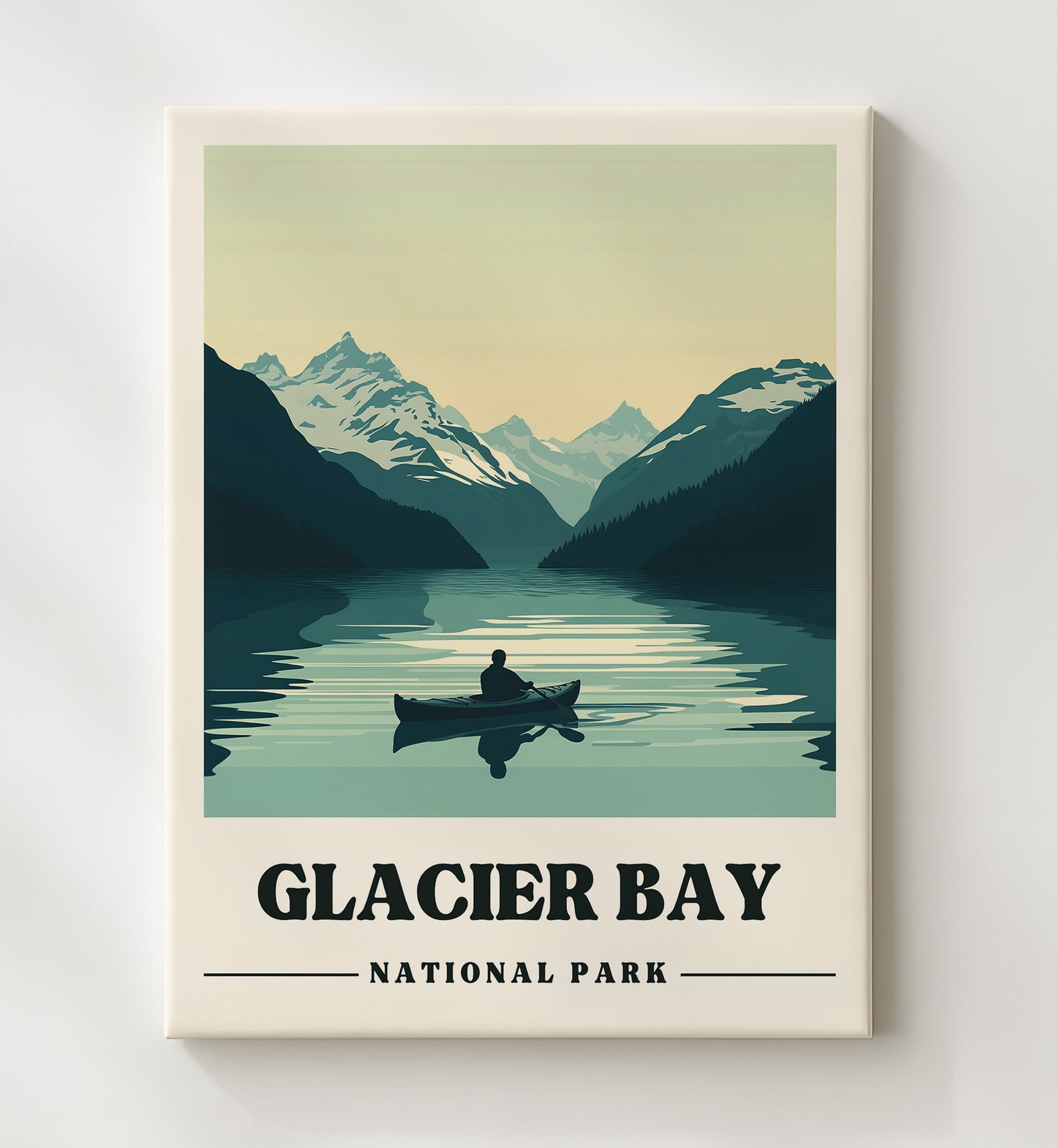 Glacier Bay Bartlett Cove Version 2 National Parks Wall Art - 20x24 Canvas