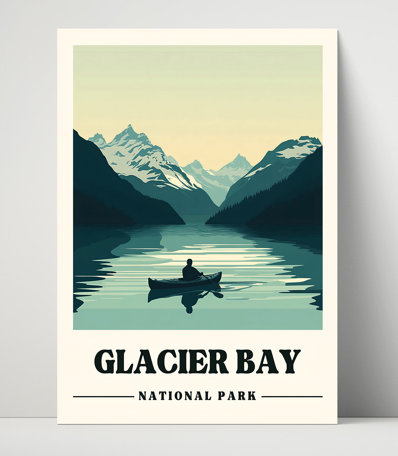 Glacier Bay Bartlett Cove Version 2 National Parks Wall Art - 16x20 Unframed Print