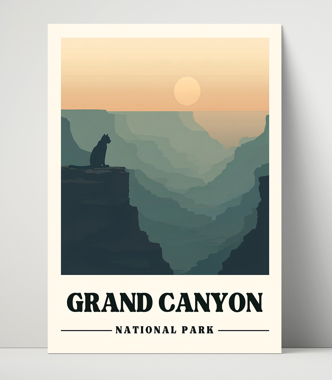 Grand Canyon Mather Point Version 1 National Parks Wall Art - 16x20 Unframed Print