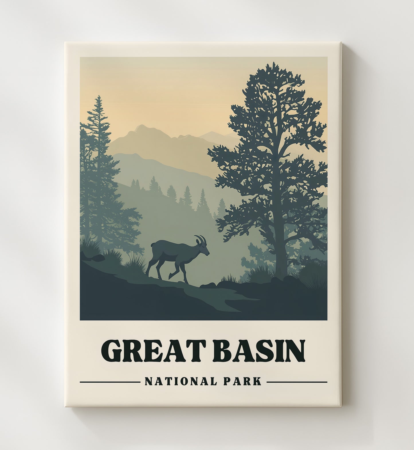 Great Basin Bristlecone Pine Trail Version 2 National Parks Wall Art - 20x24 Canvas