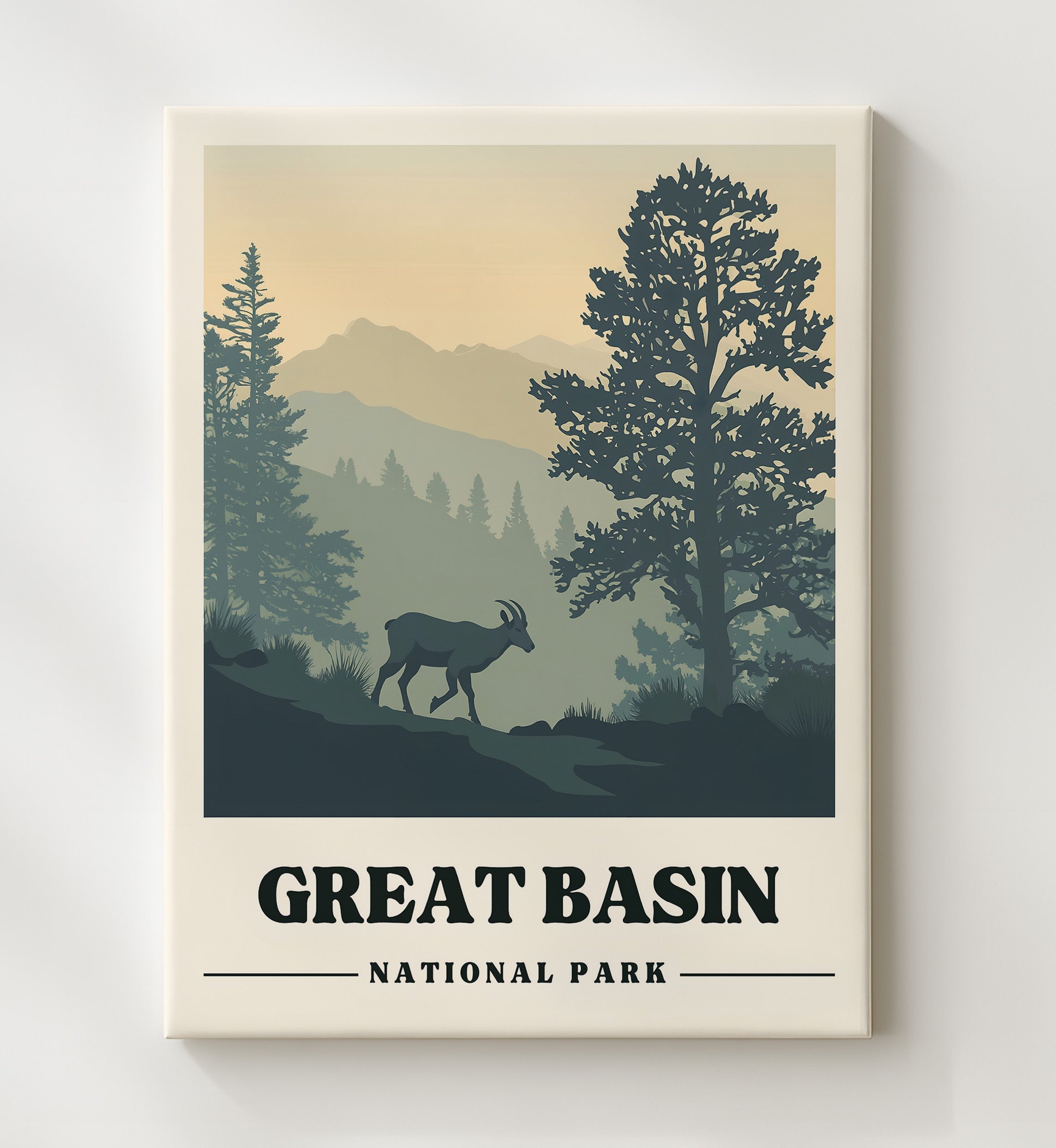 Great Basin Bristlecone Pine Trail Version 2 National Parks Wall Art - 20x24 Canvas