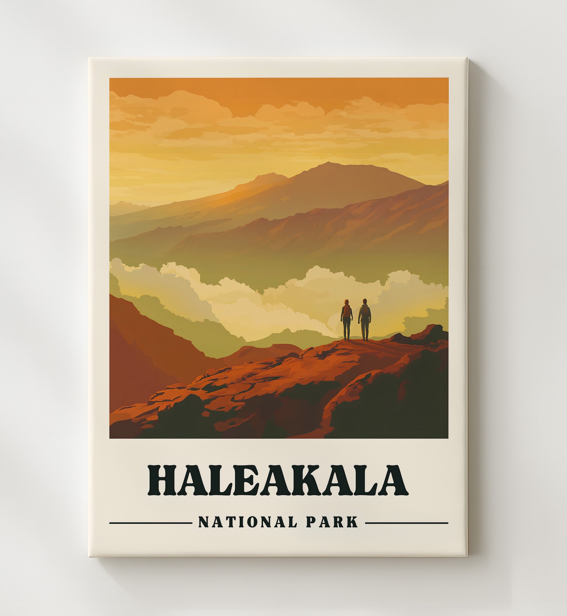 Haleakala Sliding Sands Trail National Parks Wall Art - 20x24 Canvas