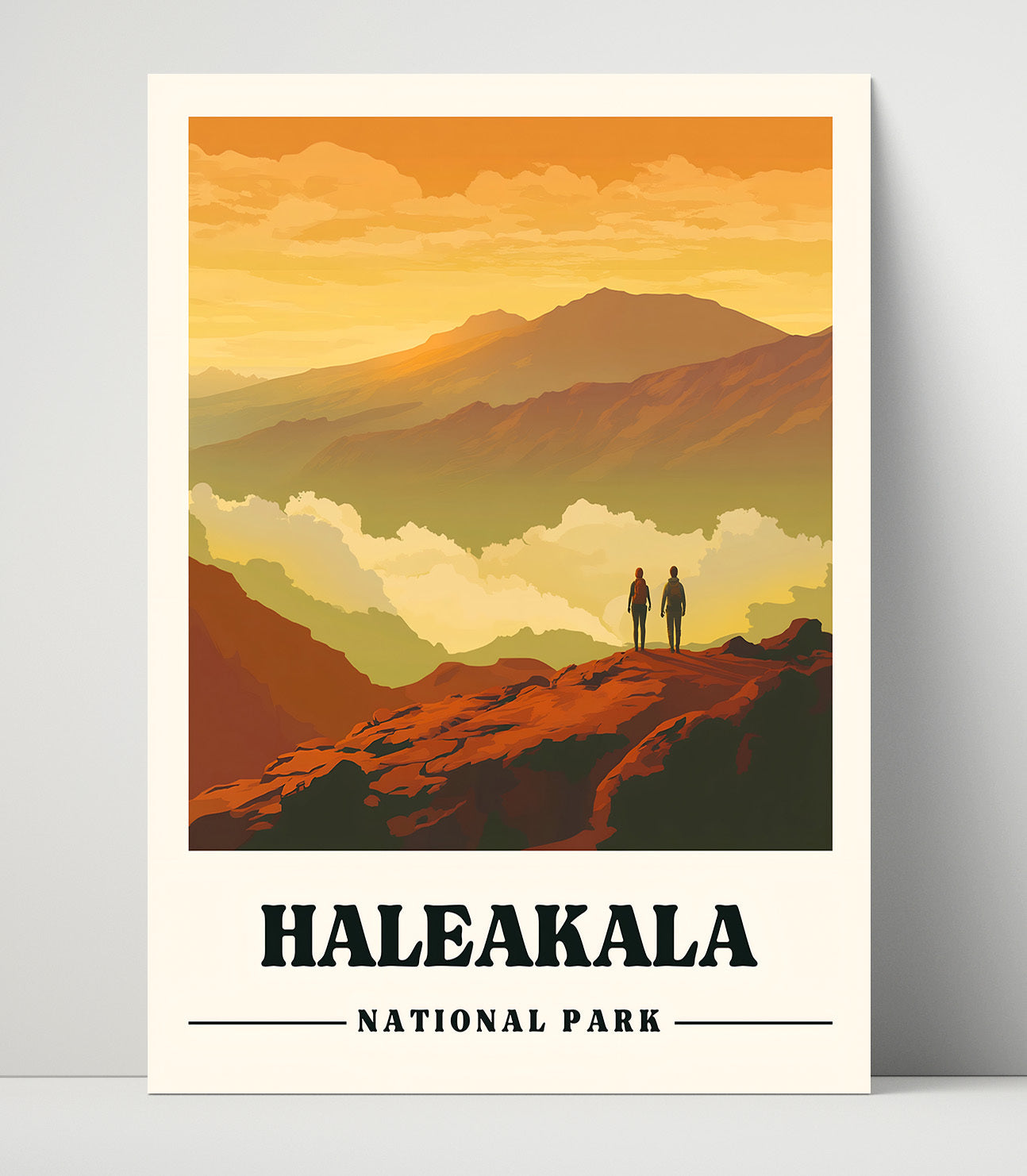 Haleakala Sliding Sands Trail National Parks Wall Art - 16x20 Unframed Print