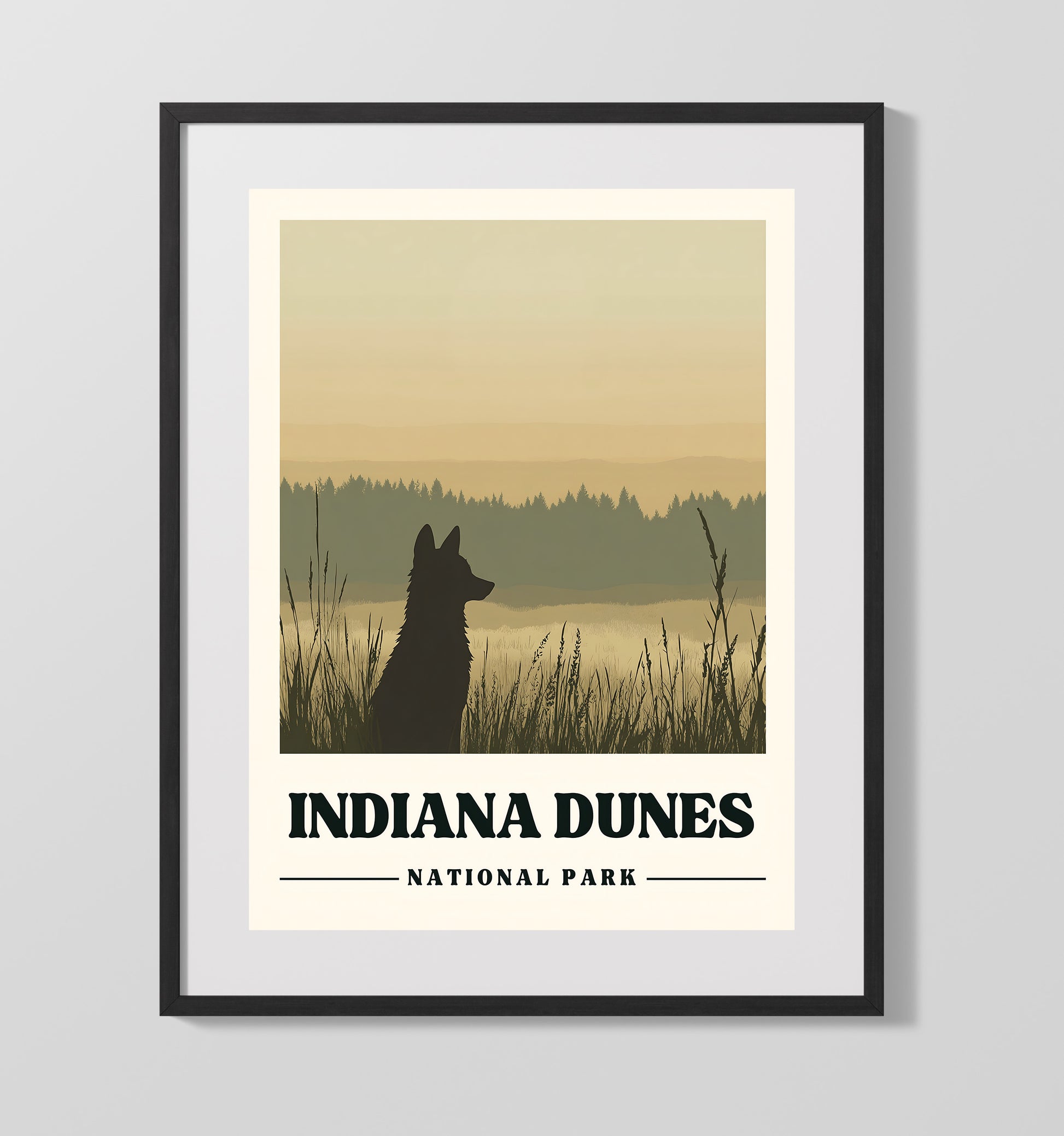 Indiana Dunes Cowles Bog National Parks Wall Art - 16x20 Gallery Frame