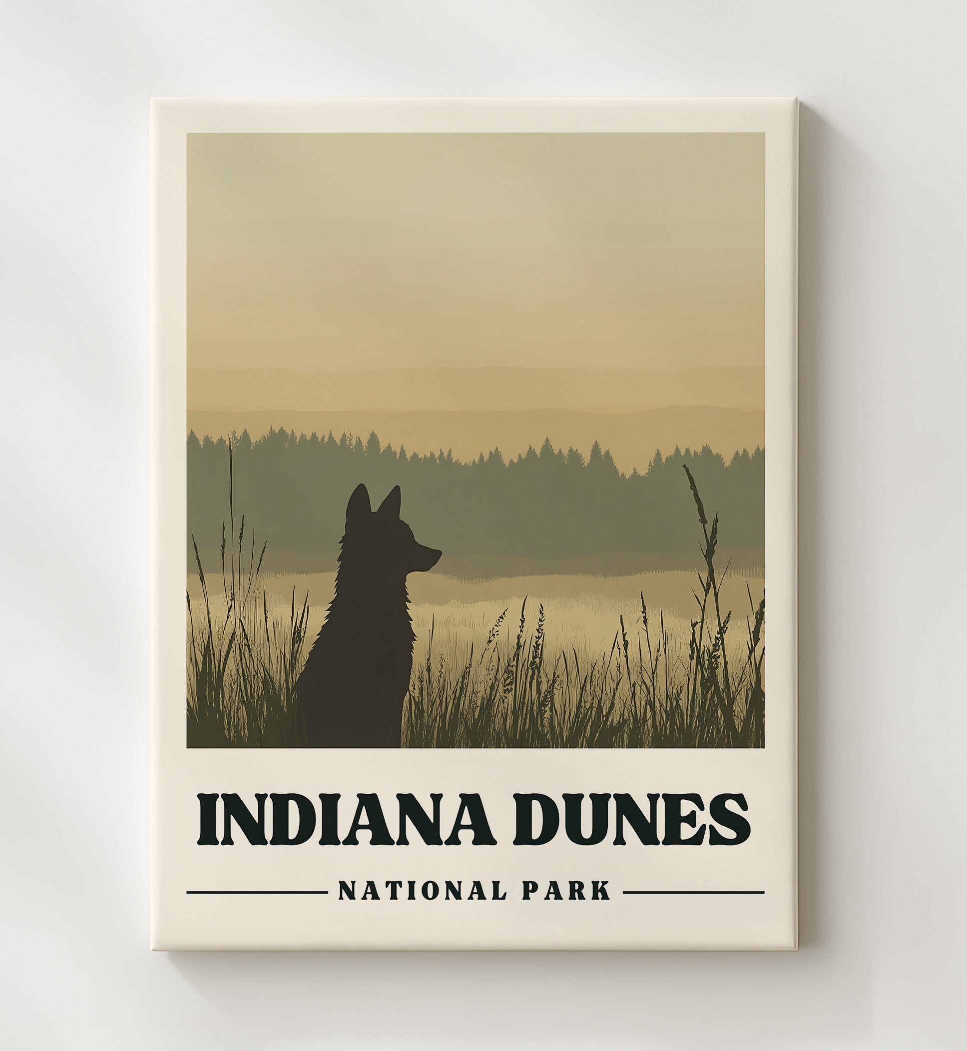 Indiana Dunes Cowles Bog National Parks Wall Art - 20x24 Canvas