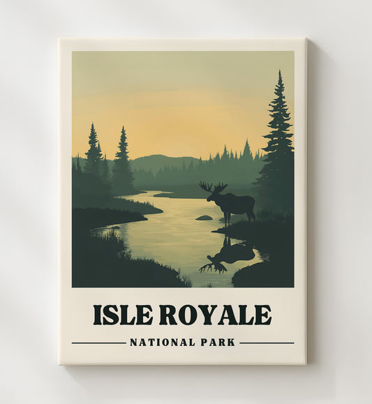 Isle Royale - Scoville Point 8x10 Canvas national park wall art
