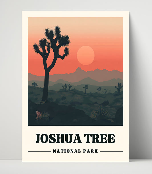 Joshua Tree - Hidden Valley Design 2 - National Park - 16x20 Unframed Print
