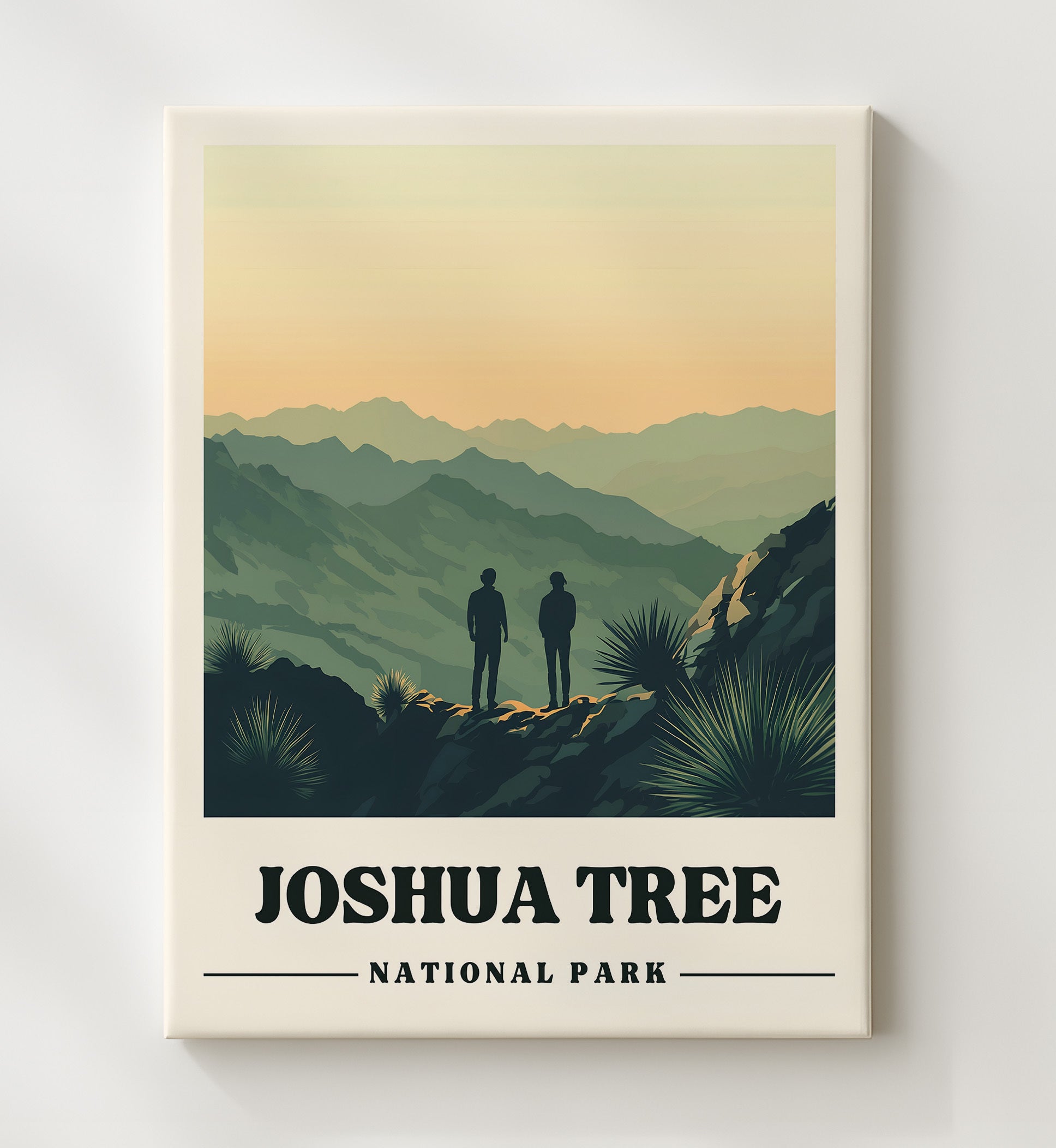 Joshua Tree Keys View National Parks Wall Art - 20x24 Canvas