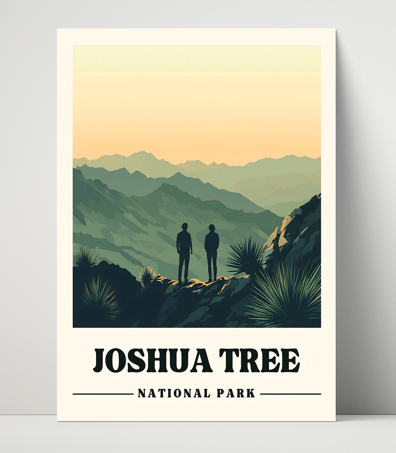 Joshua Tree Keys View National Parks Wall Art - 16x20 Unframed Print