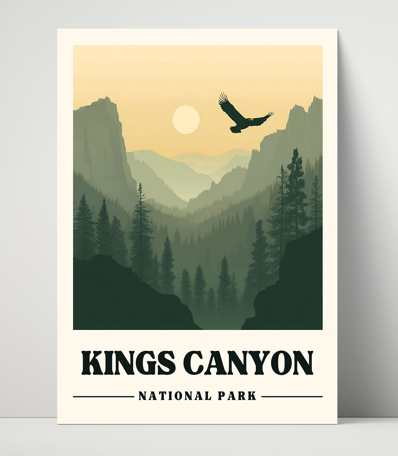 Kings Canyon National Parks Wall Art - 16x20 Unframed Print