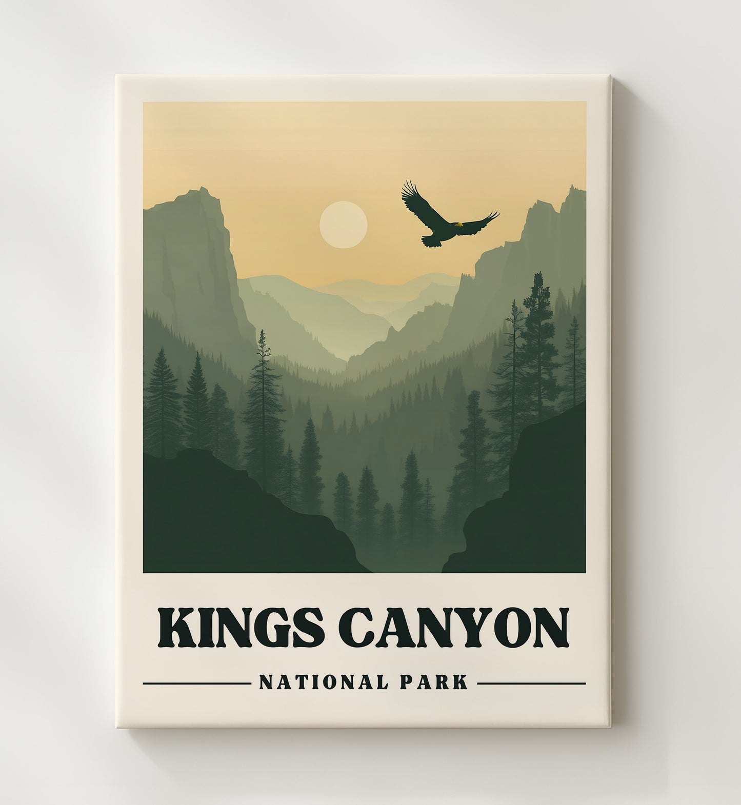 Kings Canyon National Parks Wall Art - 20x24 Canvas