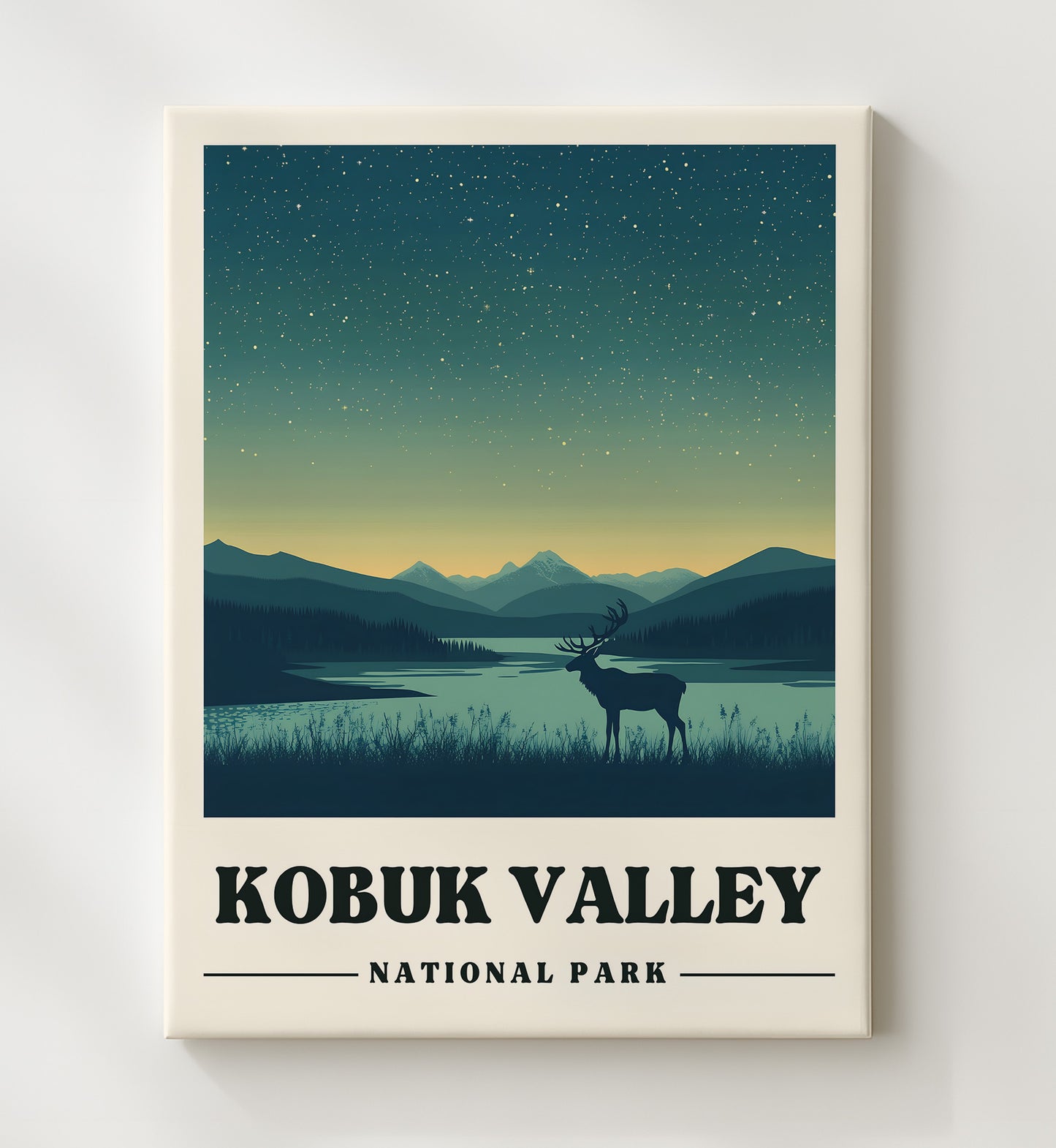 Kobuk Valley Kobuk River National Parks Wall Art - 20x24 Canvas