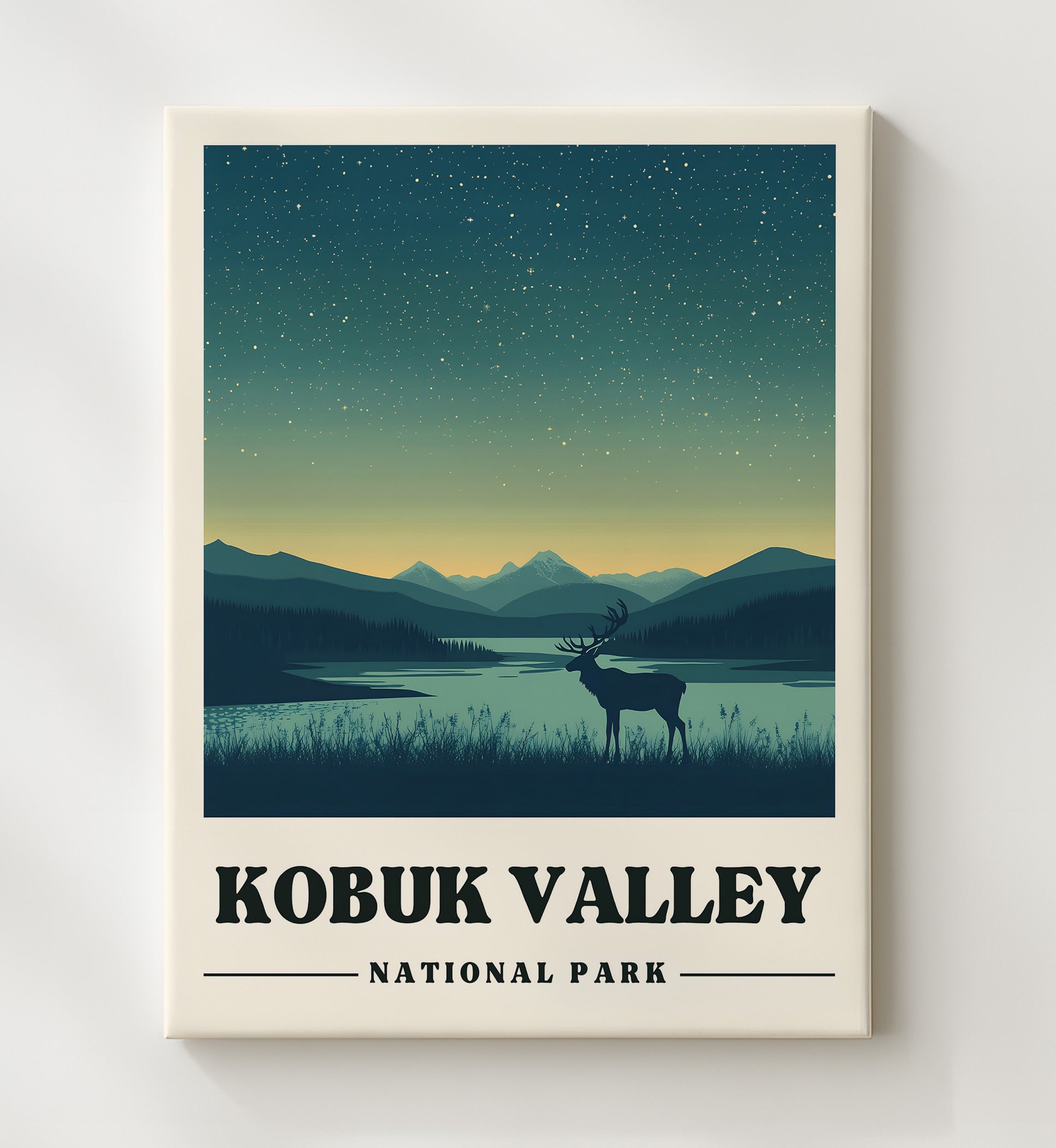 Kobuk Valley Kobuk River National Parks Wall Art - 20x24 Canvas