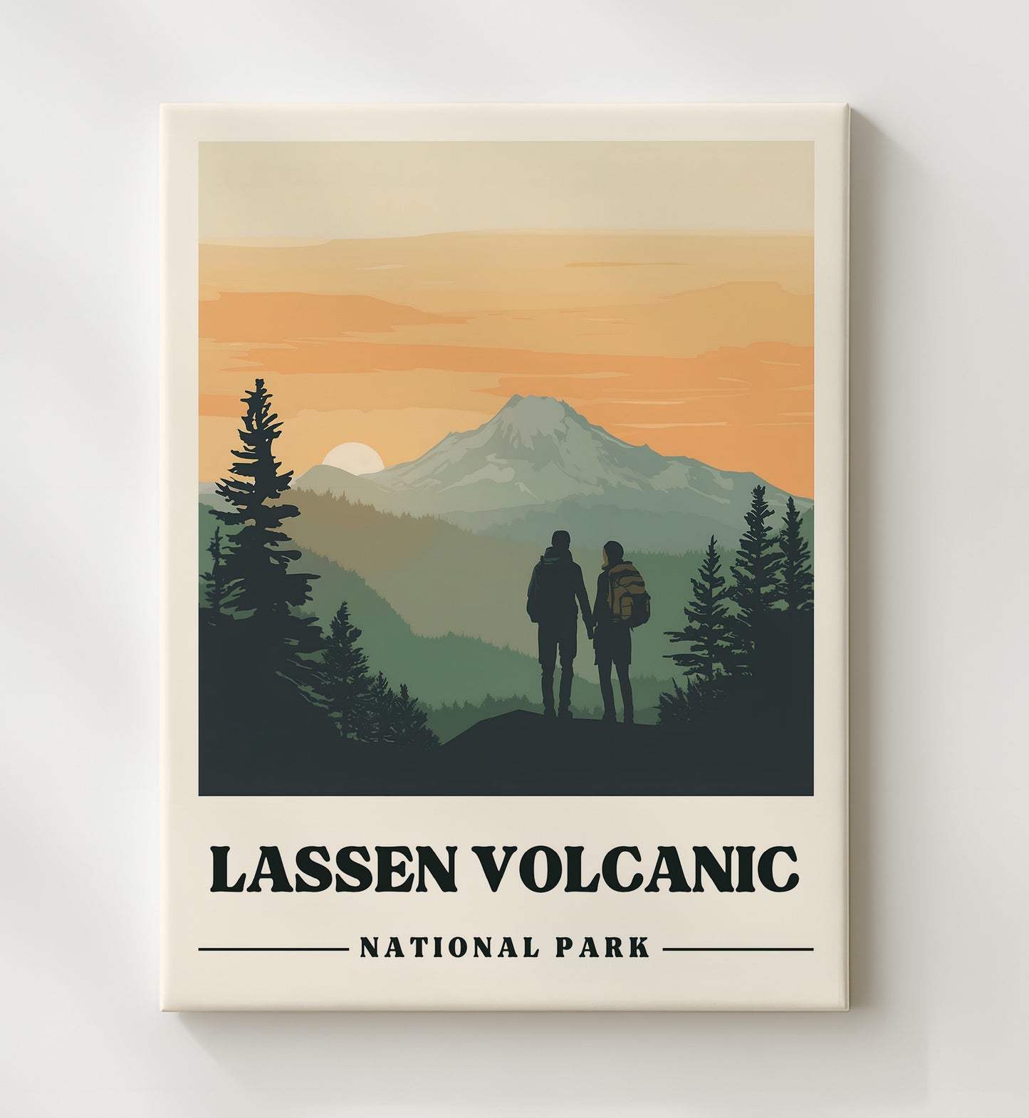 Lassen Volcanic Lassen Peak National Parks Wall Art - 20x24 Canvas