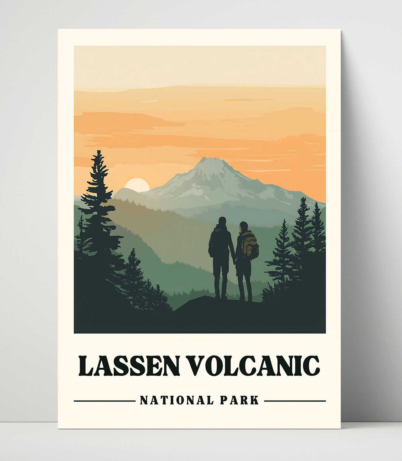 Lassen Volcanic Lassen Peak National Parks Wall Art - 16x20 Unframed Print