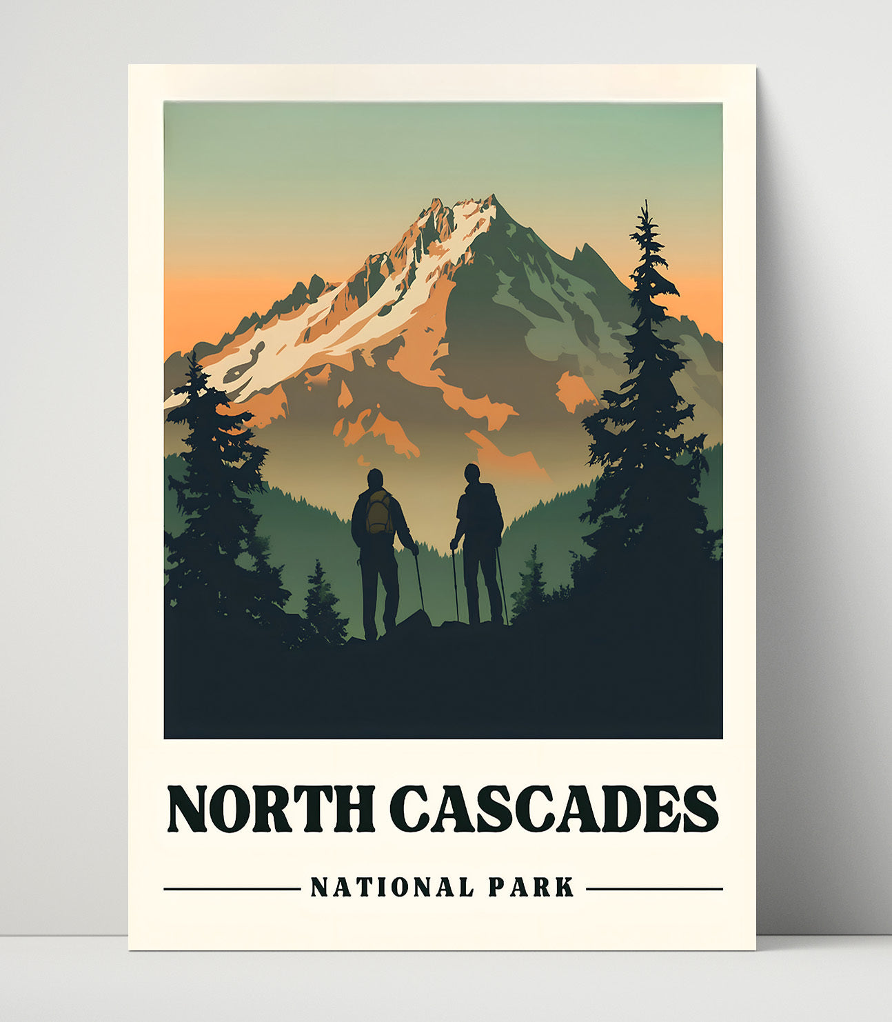 North Cascades Mount Shuksan National Parks Wall Art - 16x20 Unframed Print