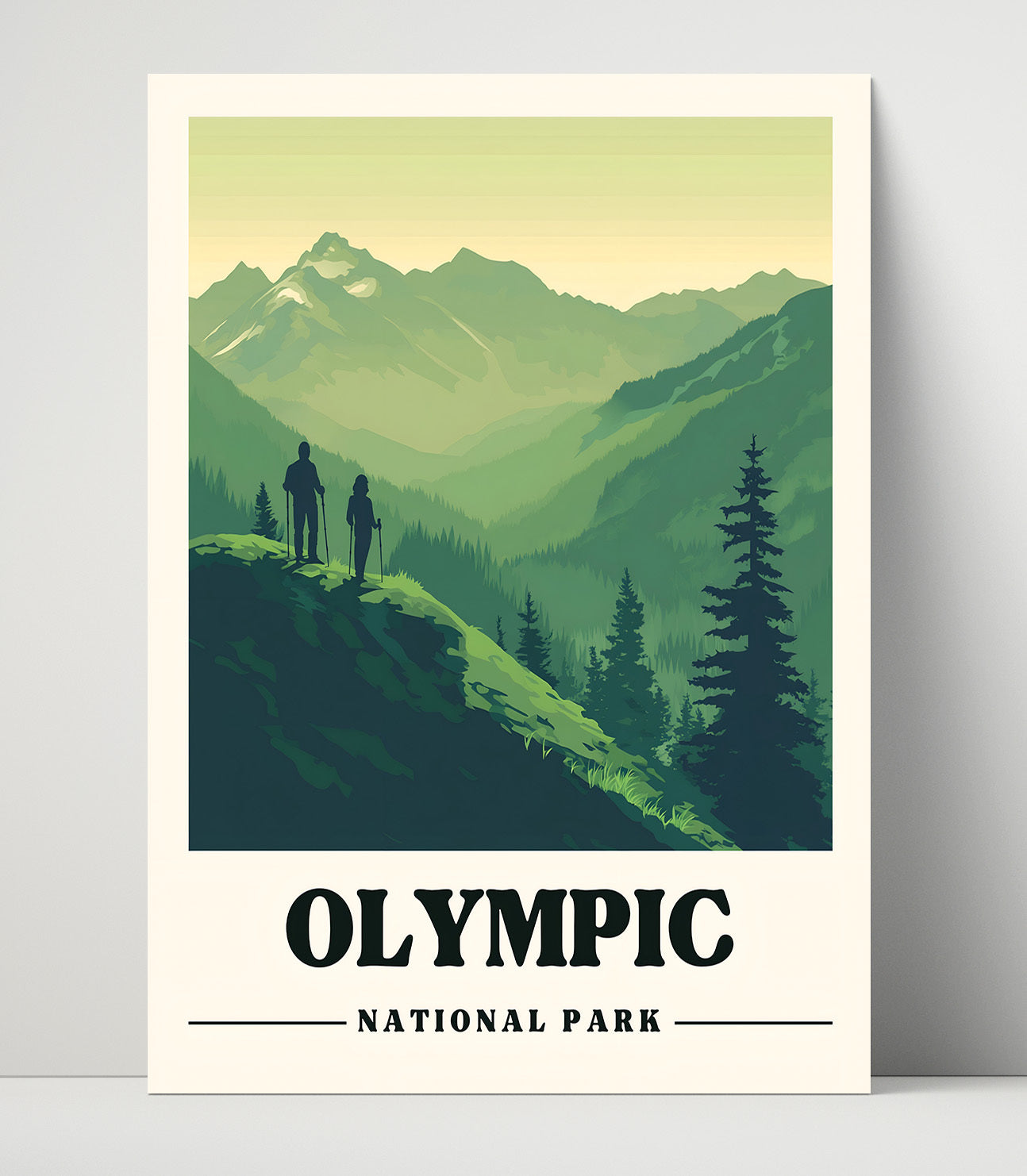Olympic Hurricane Ridge National Parks Wall Art - 16x20 Unframed Print