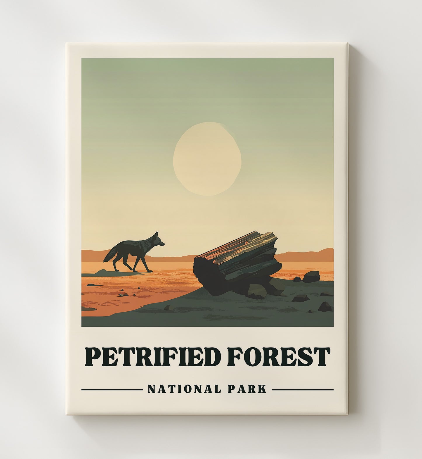 Petrified Forest National Parks Wall Art - 20x24 Canvas