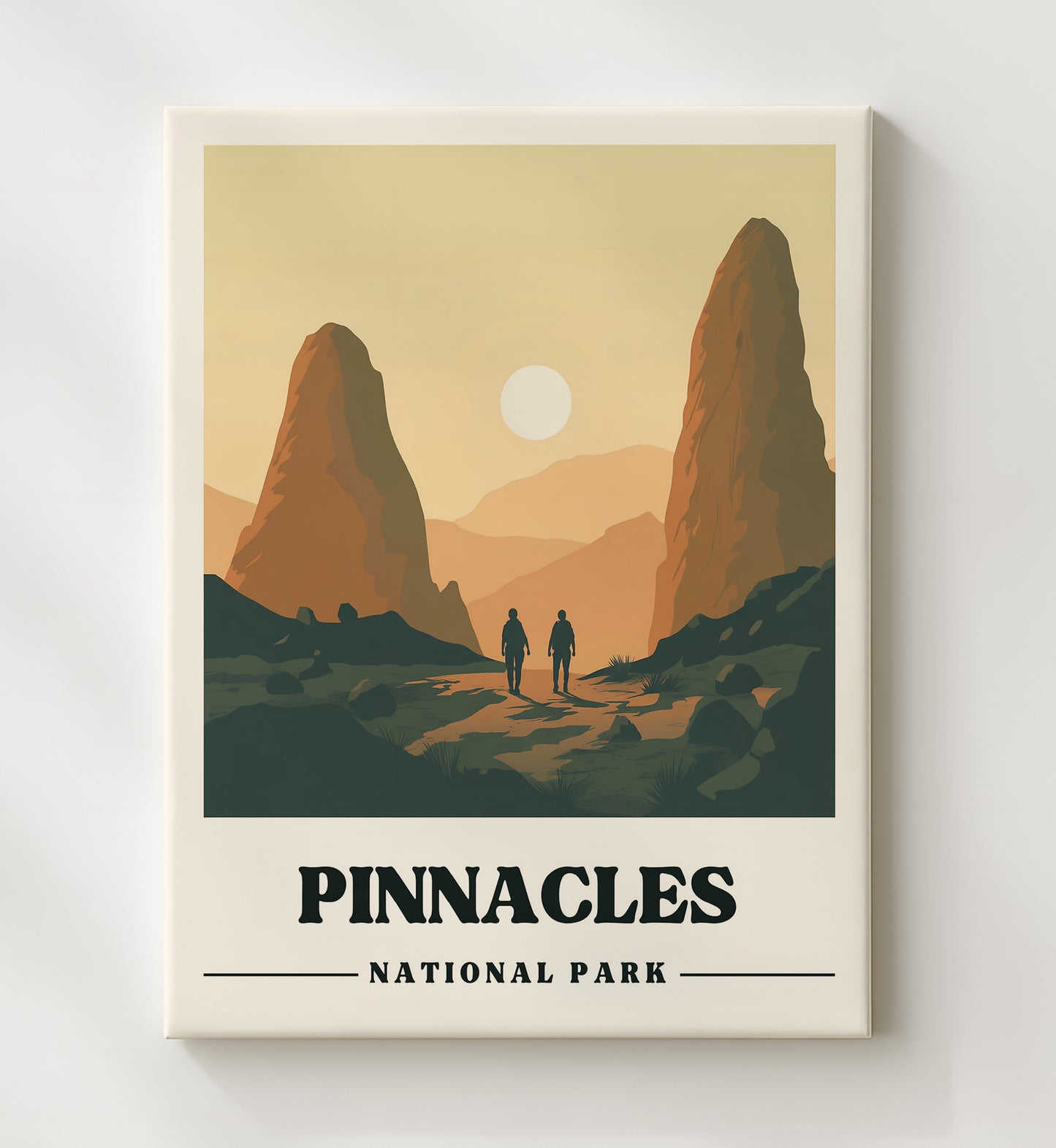 Pinnacles National Parks Wall Art - 20x24 Canvas
