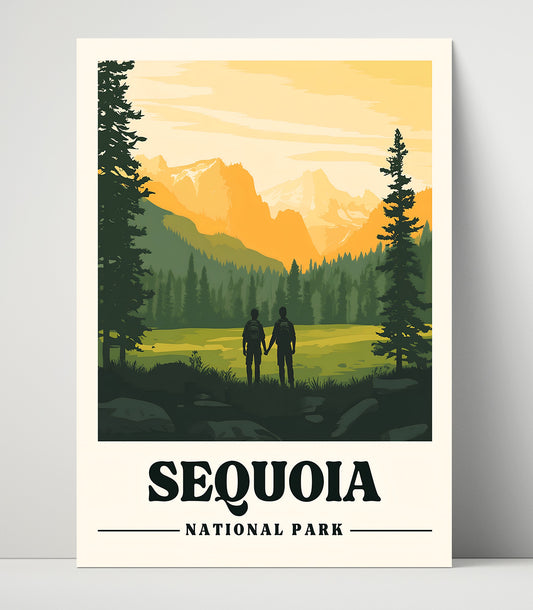 Sequoia - Crescent Meadow - National Park - 16x20 Unframed Print