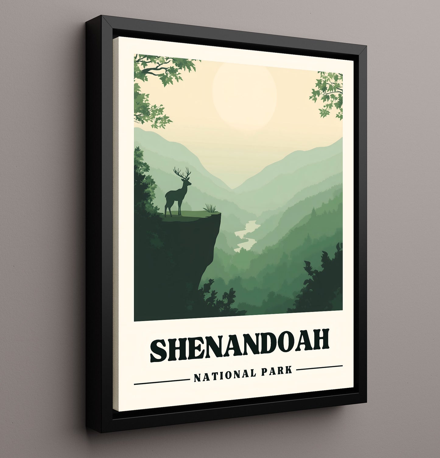 Shenandoah National Parks Wall Art - 16x20 Framed Canvas