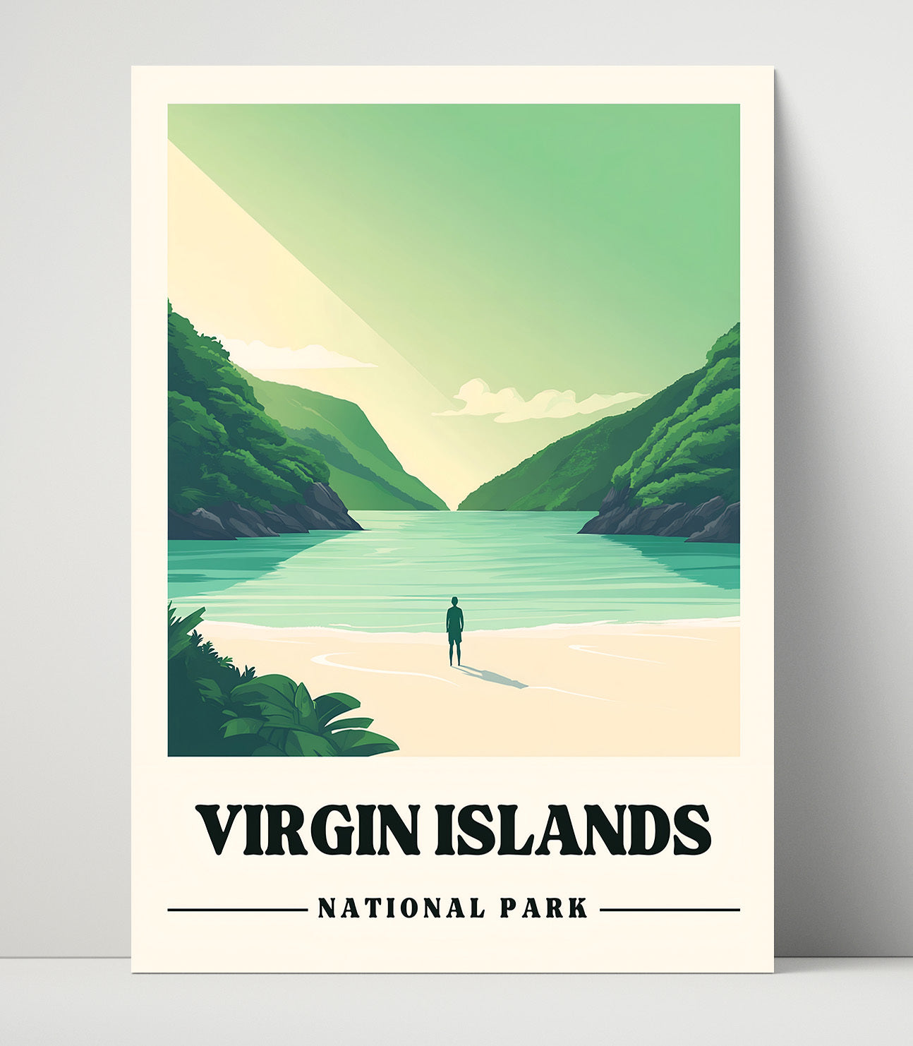 Virgin Islands Trunk Bay National Parks Wall Art - 16x20 Unframed Print