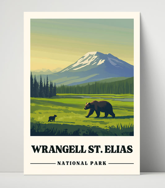 Wrangell-St. Elias - National Park - 16x20 Unframed Print