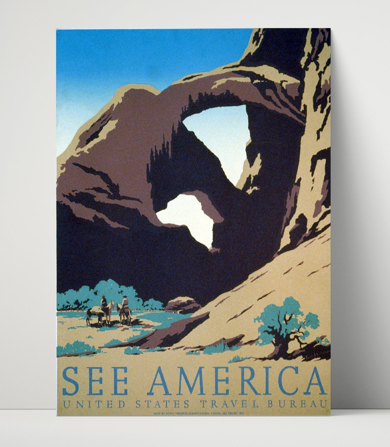Arches - Window to the West National Parks Wall Art - 16x20 Unframed Print