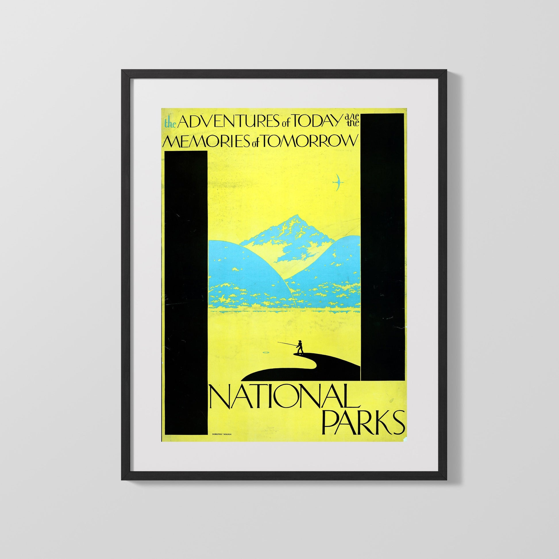 National Parks Poster - Scenic - Memories of Tomorrow National Parks Vintage Framed Prints Gallery Frame 16x20