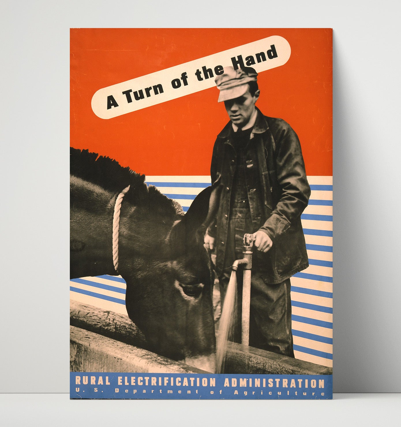 A Turn of the Hand - Easy Does It Vintage WPA Wall Art - 16x20 Unframed Print
