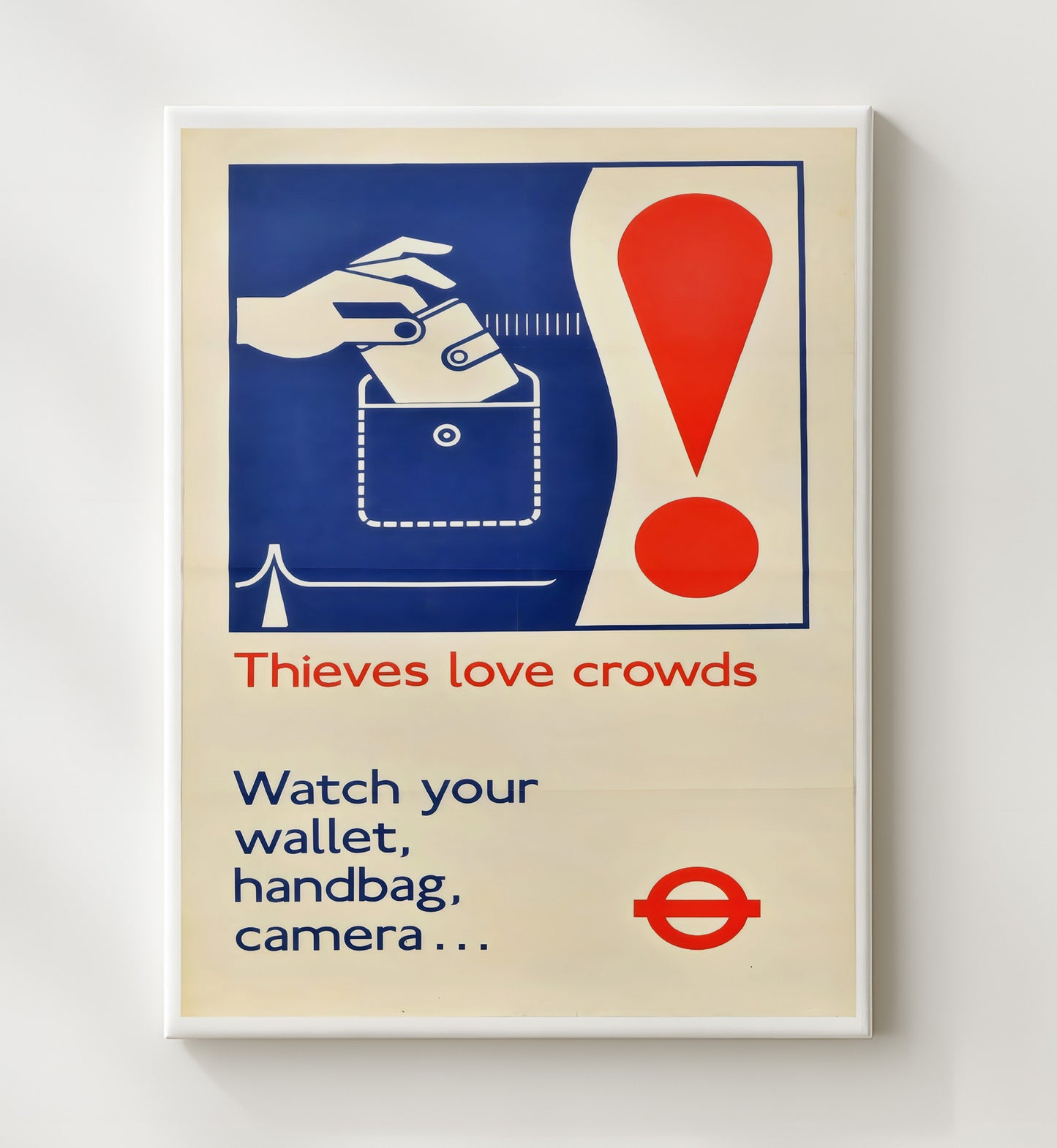 Beware Pickpockets - Light Fingers Vintage WPA Wall Art - 20x24 Canvas