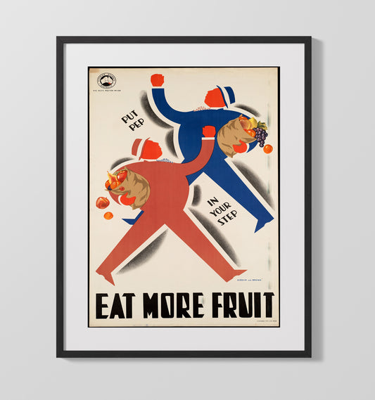 Eat More Fruit - Juicy Boost - WPA - 16x20 Gallery Frame